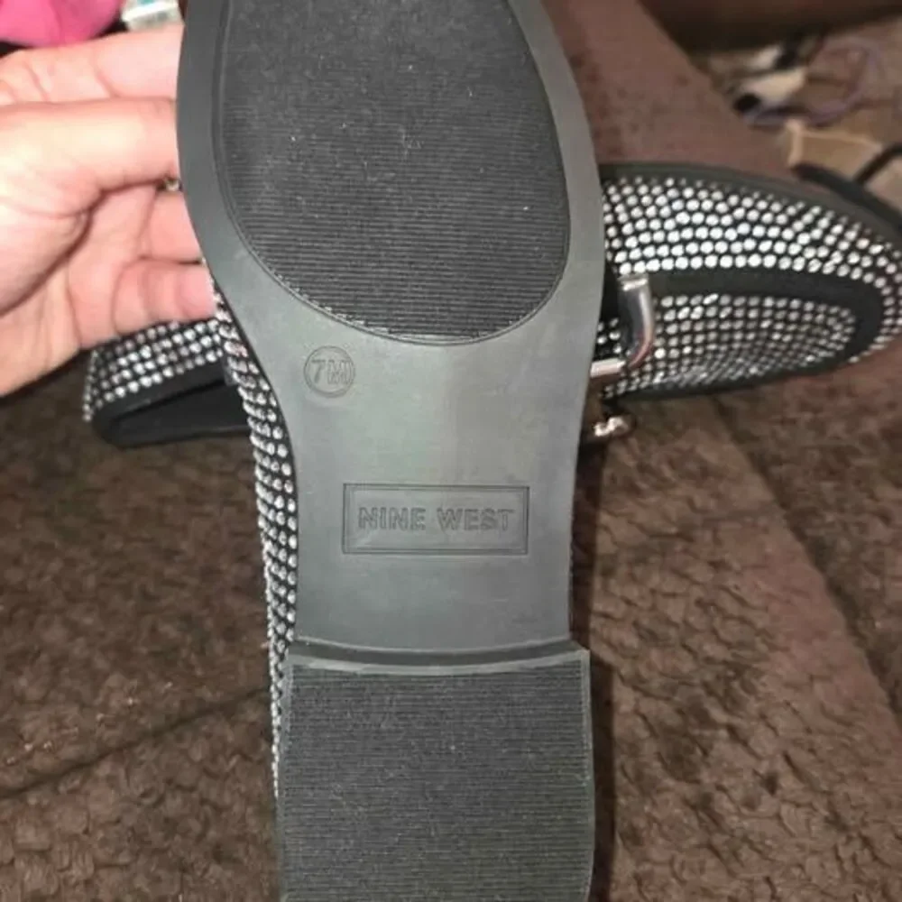 Nine West Rhinestone Loafers